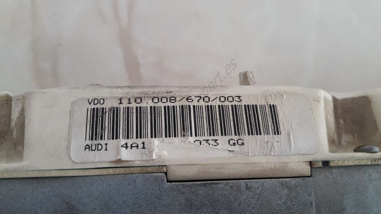 Cuadro de instrumentos Audi A6 4A1919033GG 4A1 919 033 GG VDO 11000867003 110. 008 670 003 110902195007 110. 902. 195 007 - foto 3