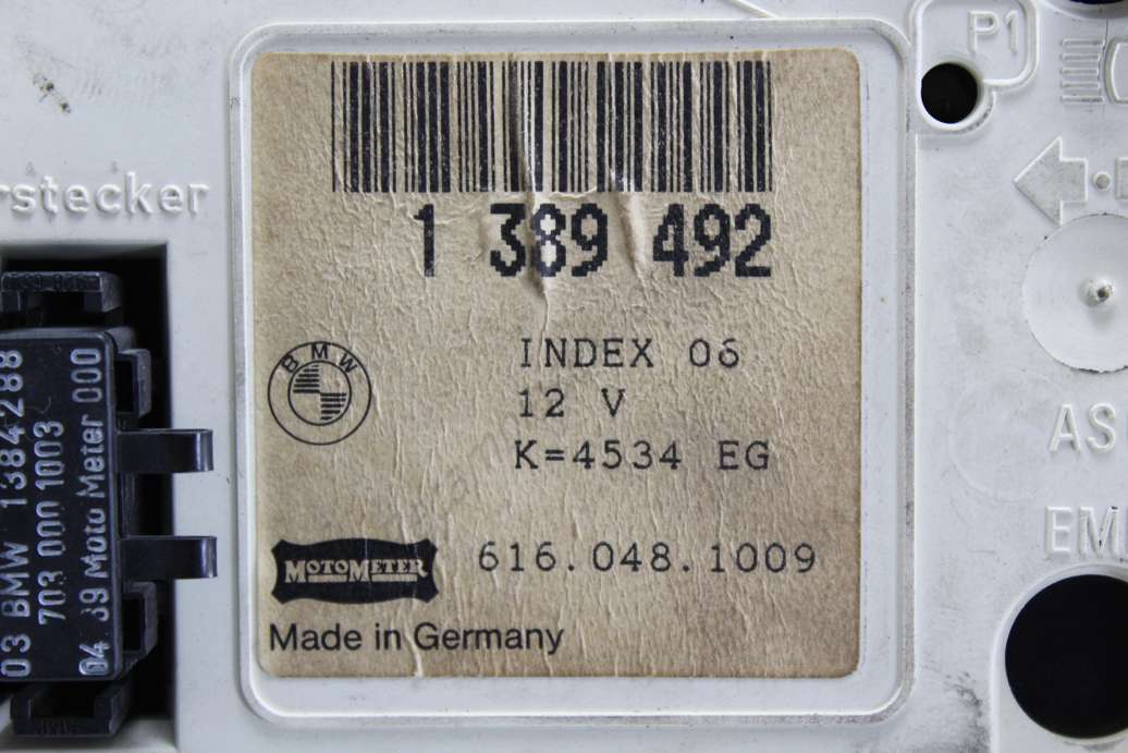 Cuadro de instrumentos BMW E34 1389492 1 389 492 6160481009 616.048.1009 - foto 2