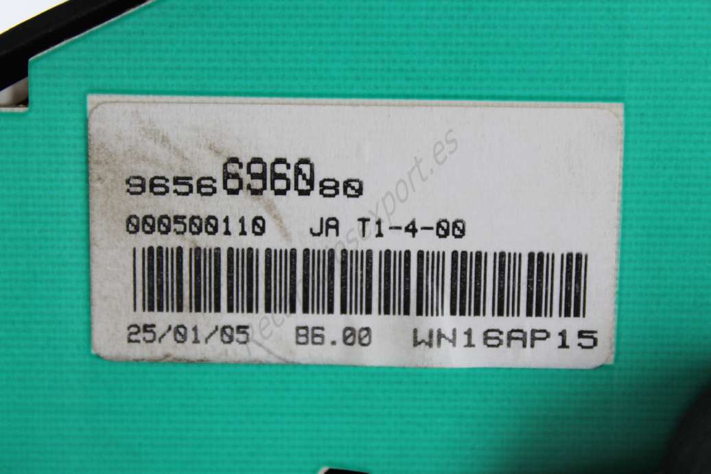 Cuadro de instrumentos Citroen Berlingo 9656696080 WN16AP15 00500110 - foto 3