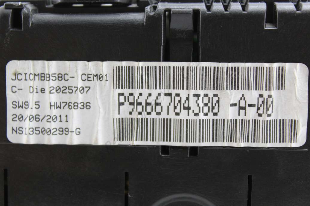 Cuadro de instrumentos Citroen C4 Picasso 9663755980 P9663755980A00 P9663755980A P9663755980-A-00 - foto 2