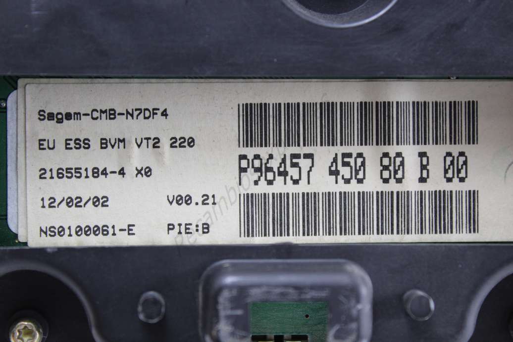 Cuadro de instrumentos Citroen Xsara 9645745080 P9645745080B P9645745080B00 P96457 450 80 B 00 - foto 2