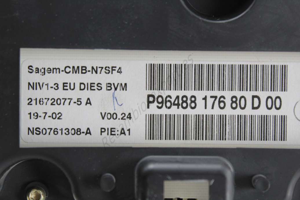 Cuadro de instrumentos Citroen Xsara P9648817680D00 P9648817680D  P96488 176 80 D 00 - foto 2