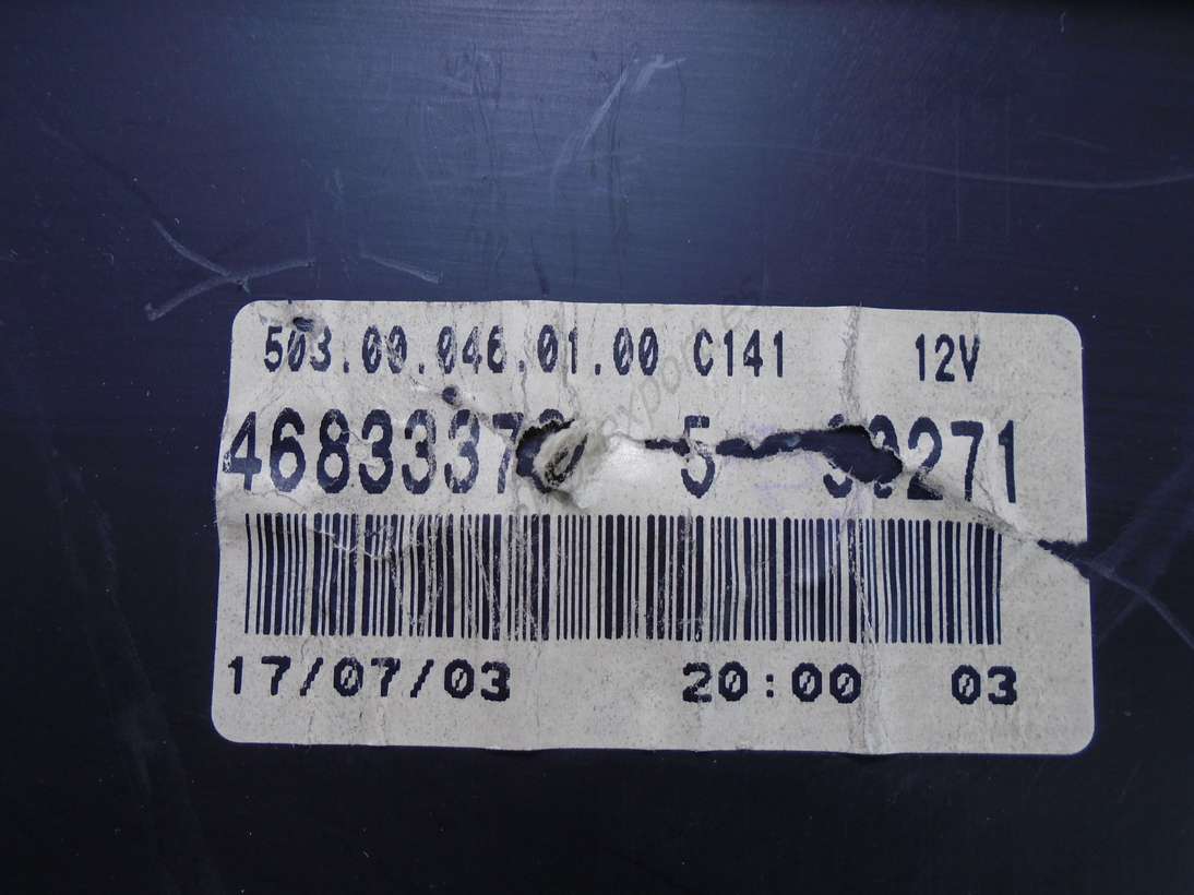Cuadro de instrumentos Fiat Punto 46833370 503000460100 503.00.046.01.00 - foto 2
