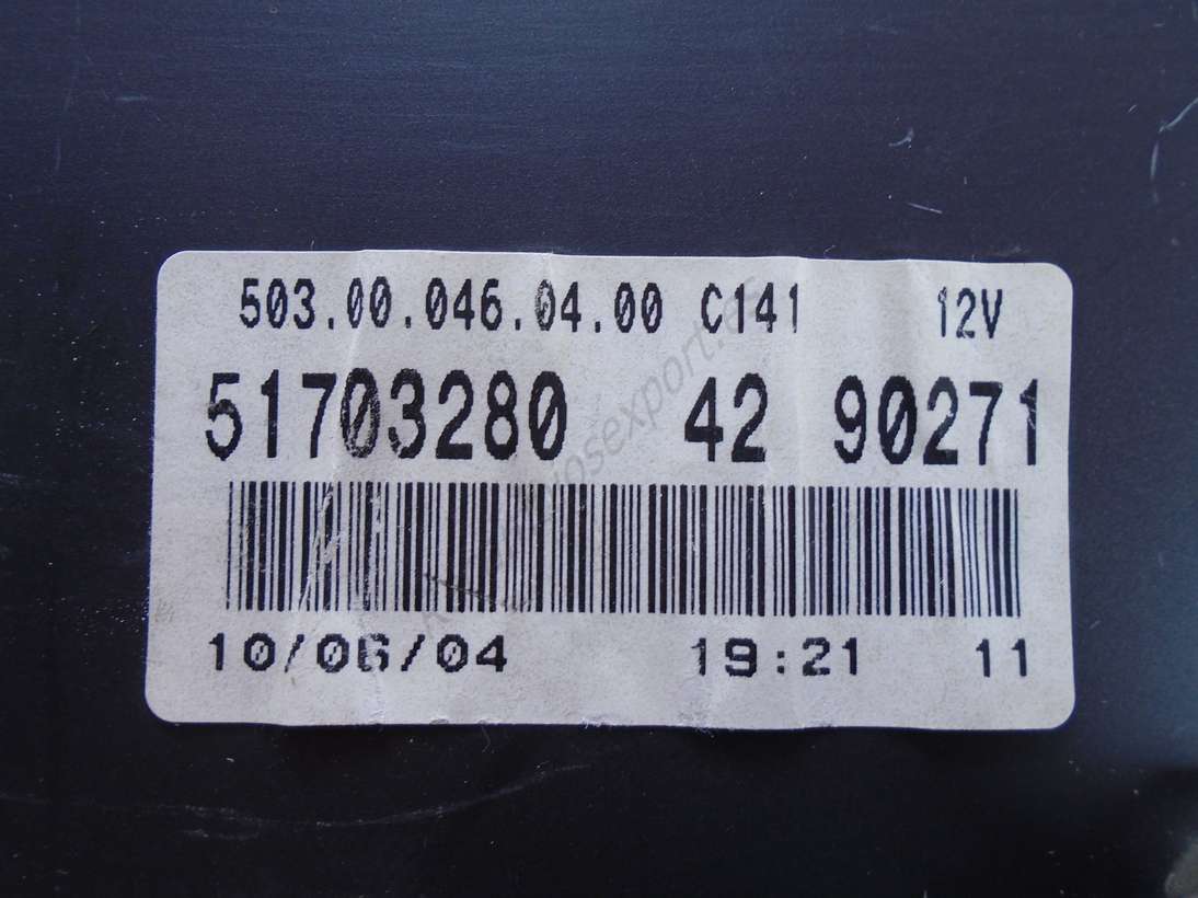 Cuadro de instrumentos Fiat Punto 51703280 4290271 51703280 42 90271 503000460400 503. 00 046. 04. 00 - foto 2