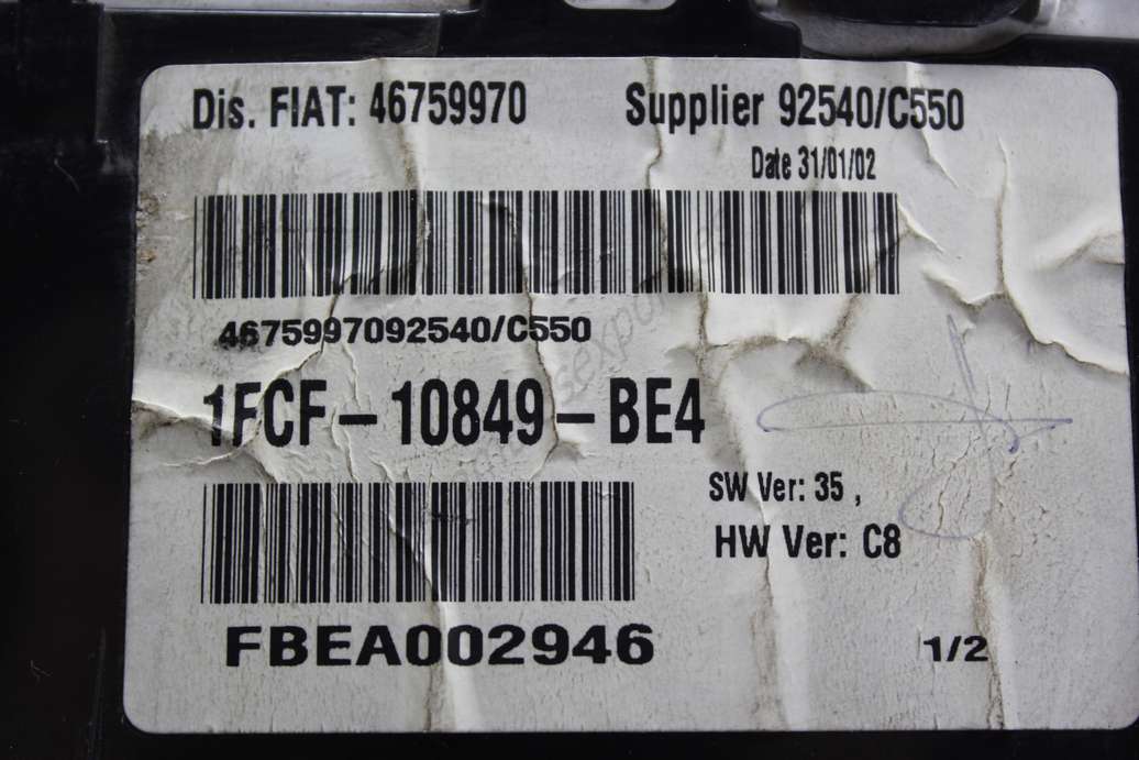 Cuadro de instrumentos Fiat Stilo 1FCF10849BE4 1FCF-10849-BE4 46759970 - foto 2