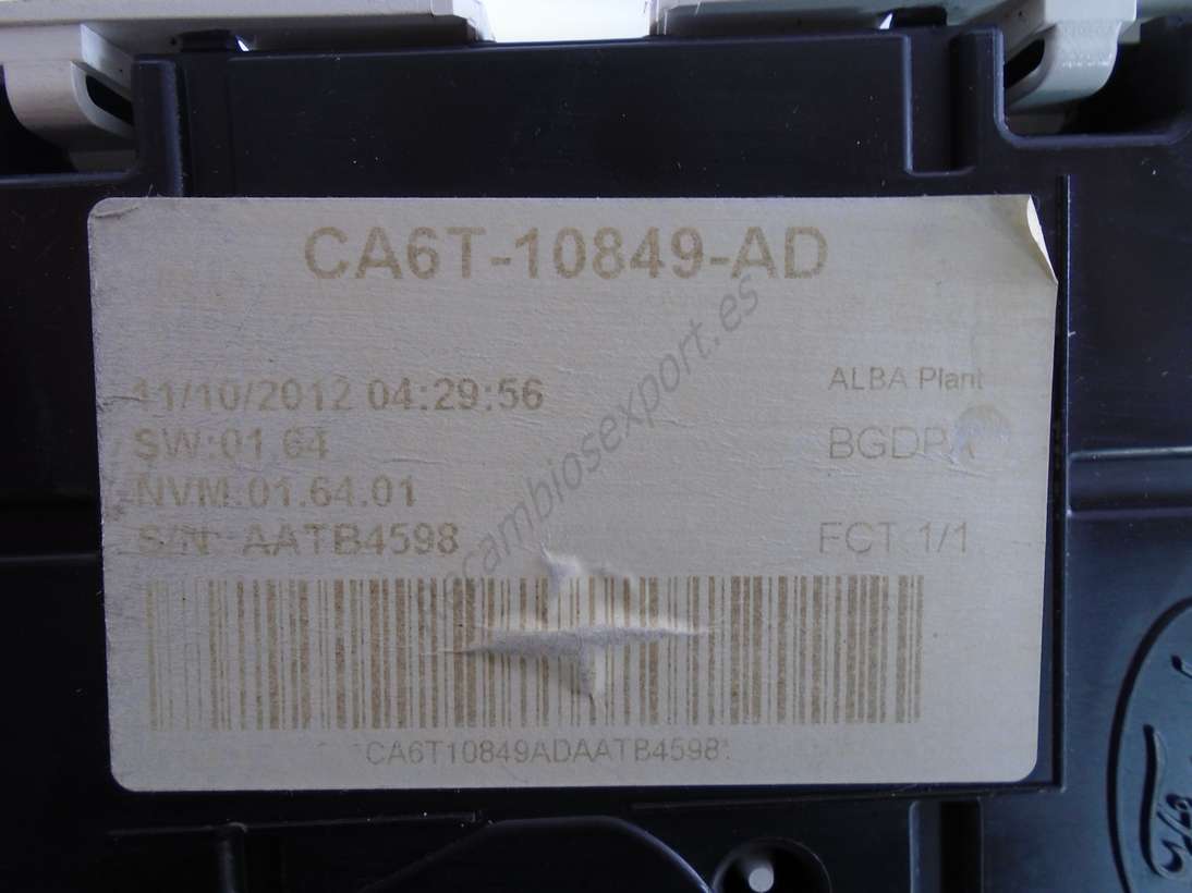 Cuadro de instrumentos Ford Fiesta CA6T10849AD CA6T-10849-AD - foto 2