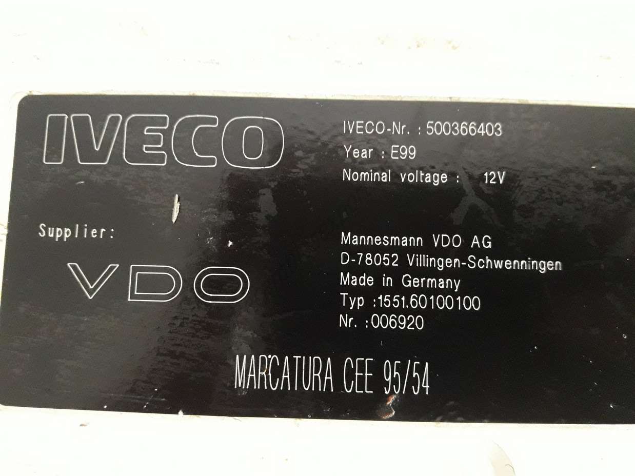 Cuadro de instrumentos para Iveco Daily 500366403 Typ 1551.60100100 1551.60100100 Nr. 006920 - foto 2