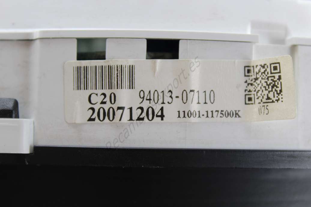 Cuadro de instrumentos Kia Picanto C20 9401307110 94013-07110 20071204 11001117500K 11001-117500K - foto 2