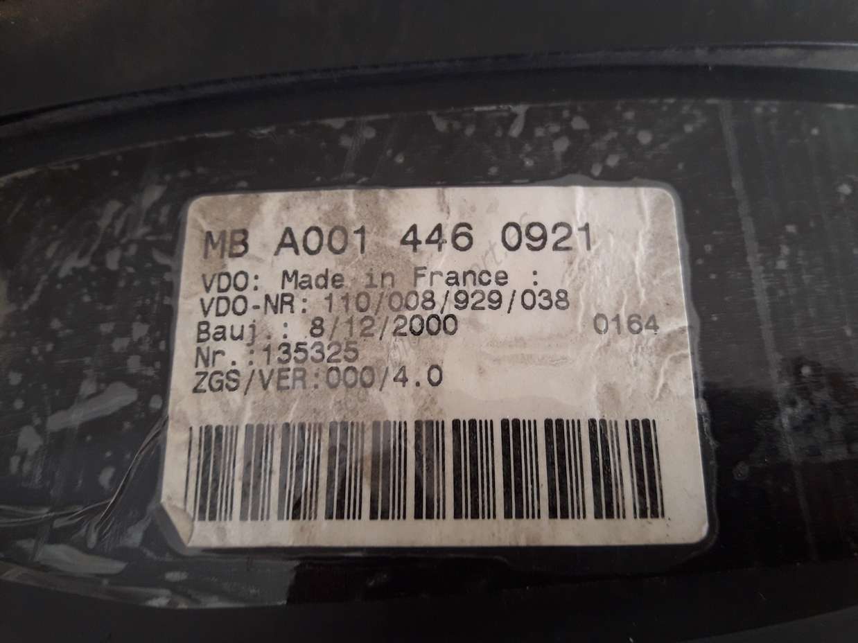 Cuadro de instrumentos Mercedes Sprinter A0014460921 MB A001 446 0921 VDO 110008929038 - foto 2