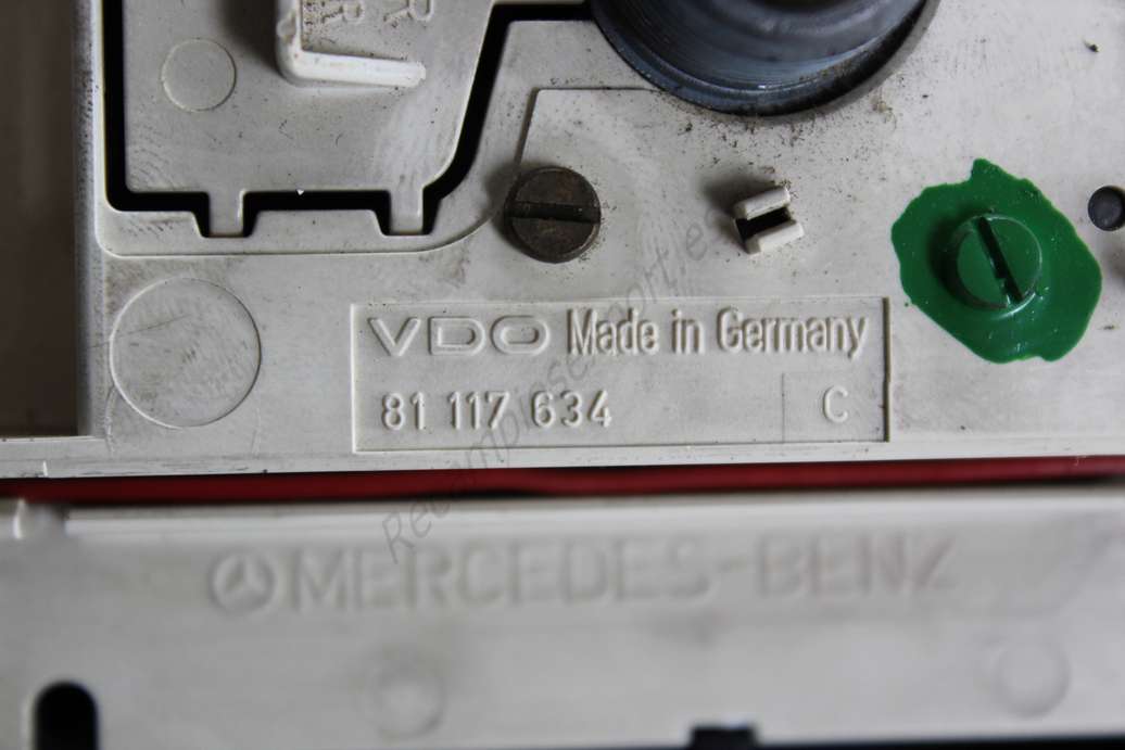 Cuadro de instrumentos Mercedes W124 W201 87001180 87 001 180 81117634 81 117 634 - foto 3