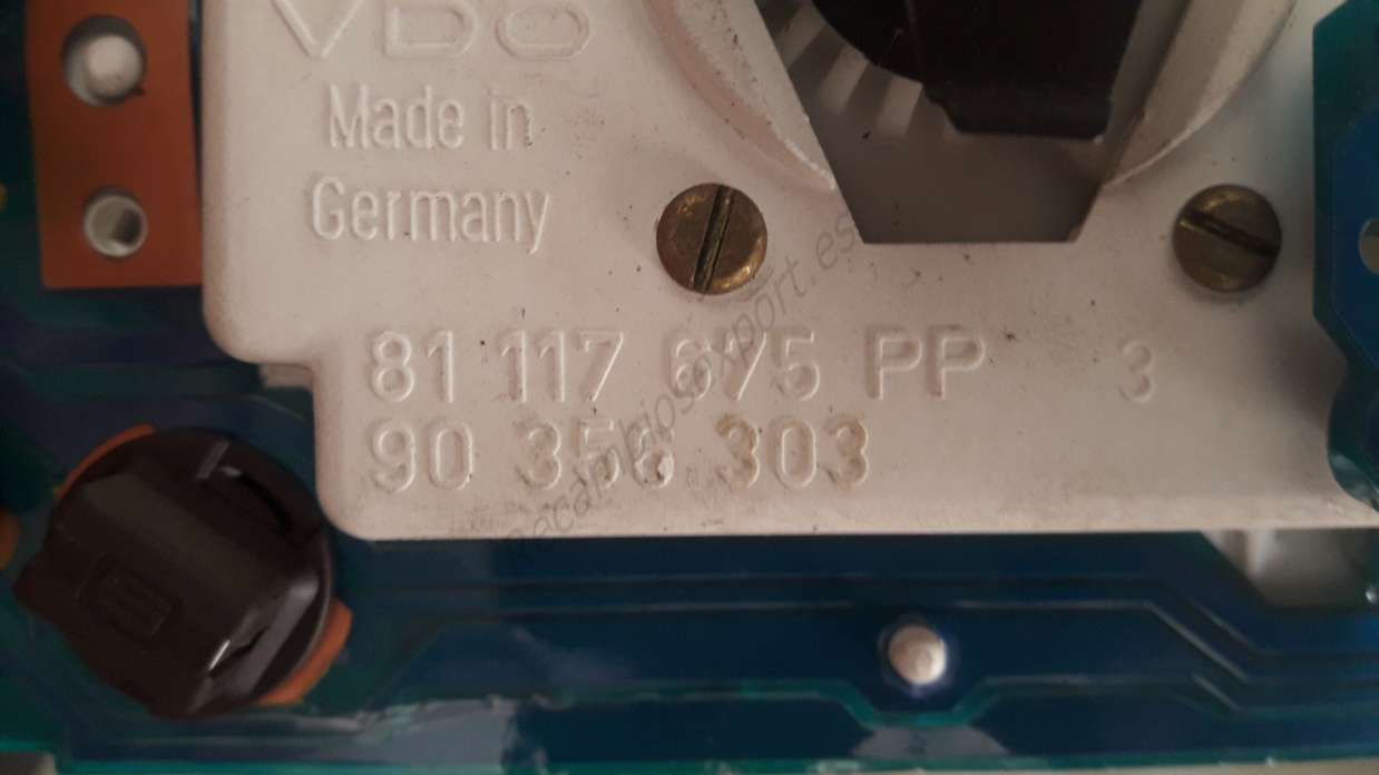Cuadro de instrumentos Opel Astra 90356303 90 356 303 VDO 81117675PP 81 117 675 PP - foto 2