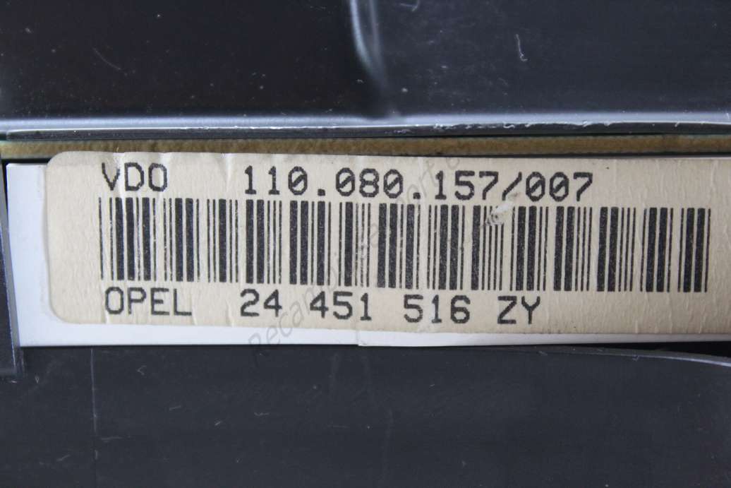 Cuadro de instrumentos Opel Astra Sport 24451516ZY 24451516 ZY 24 451 516 ZY VDO 110080157007 110.080.157007 - foto 2