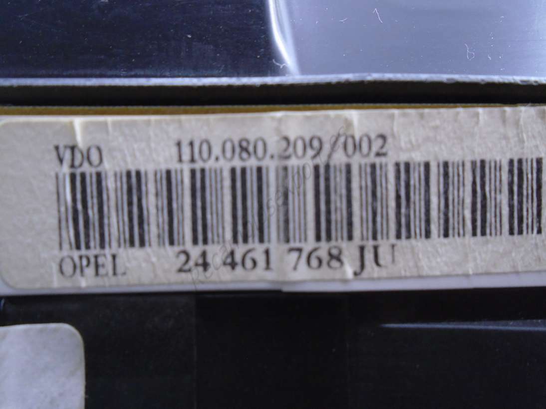 Cuadro de instrumentos Opel Zafira 24461768JU VDO 110080209002 - foto 2