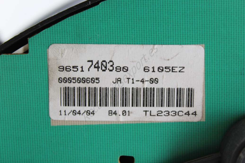 Cuadro de instrumentos Peugeot 206 Citroen Berlingo 9651740380  000500605 - foto 2