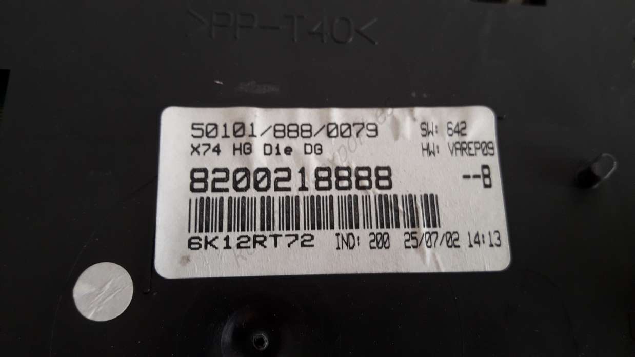 Cuadro de instrumentos Renault Laguna 8200218888B 8200218888 B JAEGER 501018880079 50101 888 0079 - foto 2