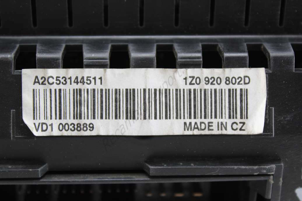 Cuadro de instrumentos Scoda Octavia A2C53144511 1Z0920802D 1Z0 920 802D - foto 2