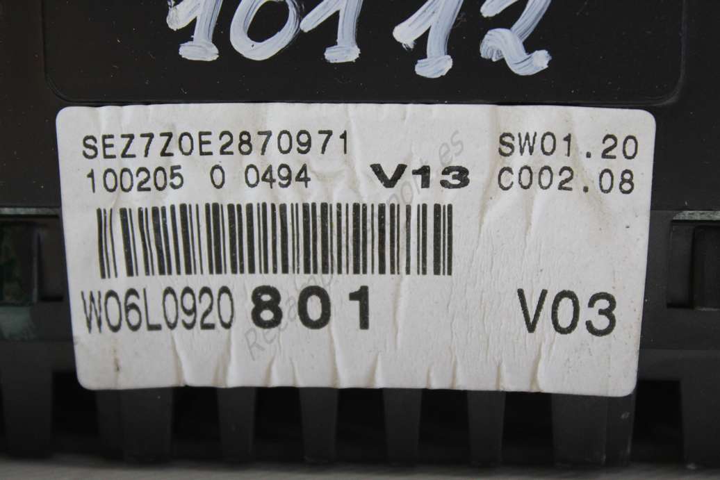 Cuadro de instrumentos Seat Ibiza Cordoba W06L0920801 W06L0920 801  110080104009A - foto 2