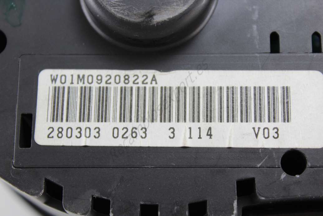 Cuadro de instrumentos Seat Leon Ibiza W01M0920822A VDO 110080153002 110. 080153002 - foto 3