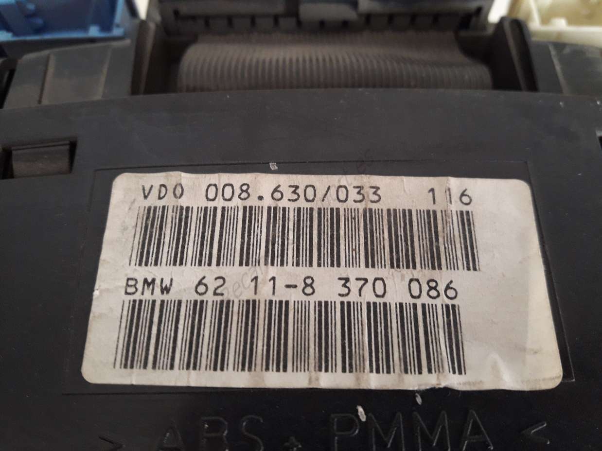 Cuadro de instrumentos con Centralita BMW E39 62118370086 62 11-8 370 086 62118369051 VDO 008630033 008 630 033 - foto 3