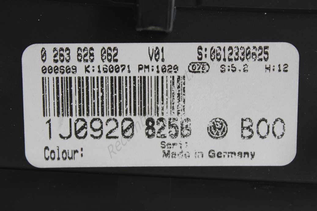 Cuadro instrumentos Volkswagen Golf 1J0920825B Bosch 0263628062 0 263 628 062 - foto 2