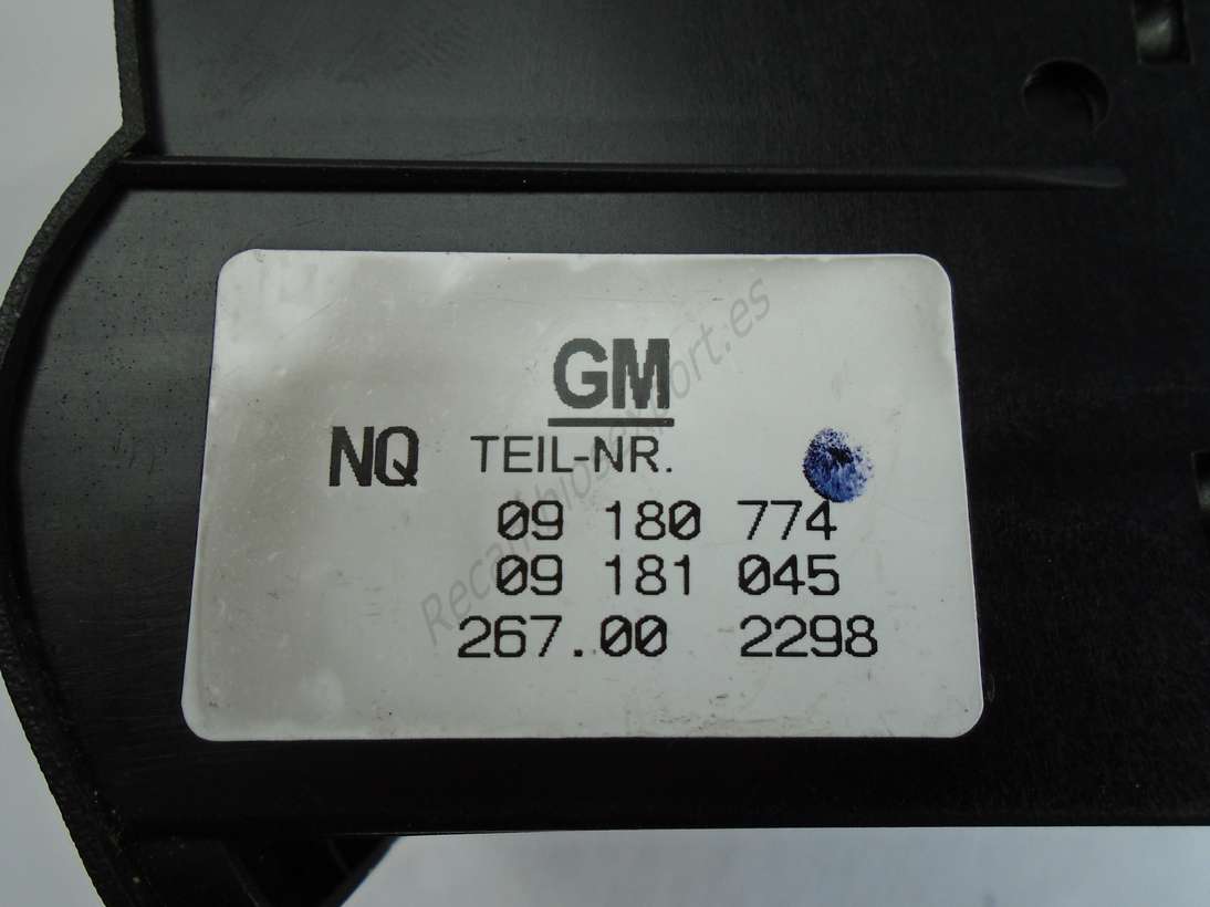 Conmutador de luces Opel Astra GM 09180774 09 180 774 09181045 09 181 045 - foto 2