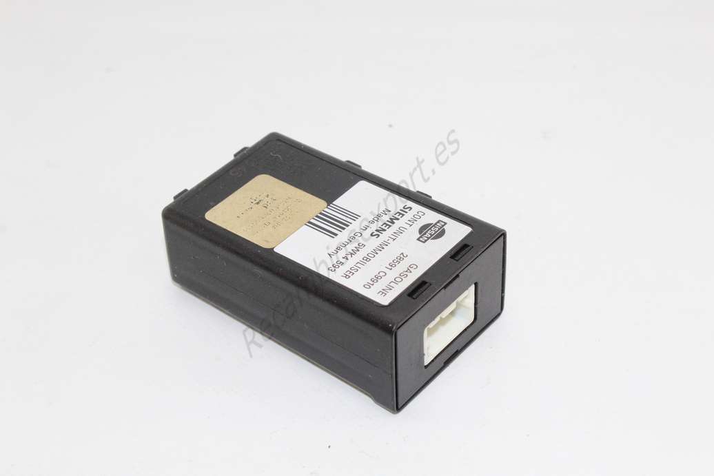 Control de la unidad de alarma inmovilizador Nissan Micra 28591C9910 28591 C9910 SIEMENS 5WK4593 5WK4 593 - foto 1
