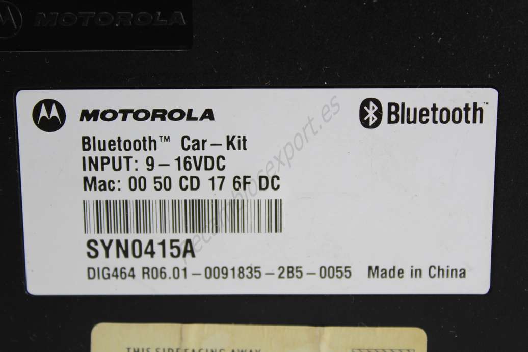 Centralita Motorola Bluetooth CAR-KIT SYN0415A - foto 2