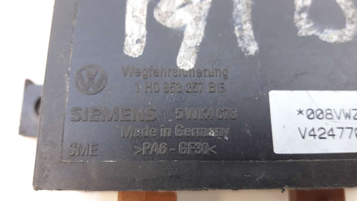 Inmovilizador centralita vw passat golf 3 vento caddy 1H0953257BB 1H0 953 257 BB 5WK4678 5WK4 678 - foto 2
