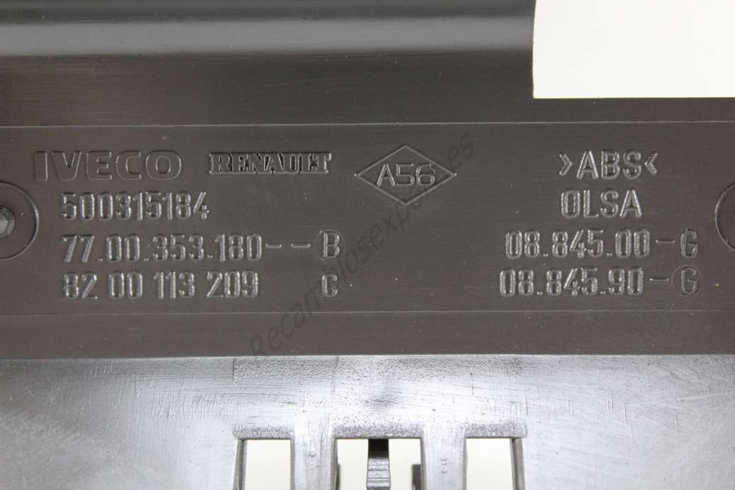 Interior de luz Renault Master Opel Movano 7700353180B 77.00.353.180--B 7700353180 500315184 8200113209 82 00 113 209 - foto 2