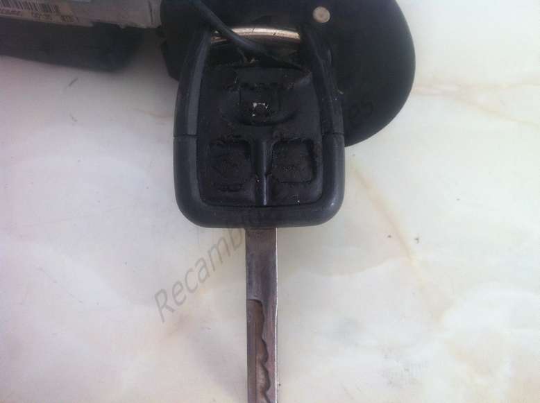 Kit centralita opel omega centralita 09173199 09 173 199 aa bosch 0261206490 0 261 206 490 modulo inmovilizador 24445098 24445098ls 24 445 098 ls llave - foto 2