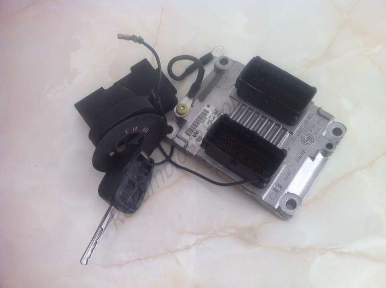 Kit centralita opel omega centralita 09173199 09 173 199 aa bosch 0261206490 0 261 206 490 modulo inmovilizador 24445098 24445098ls 24 445 098 ls llave - foto 1