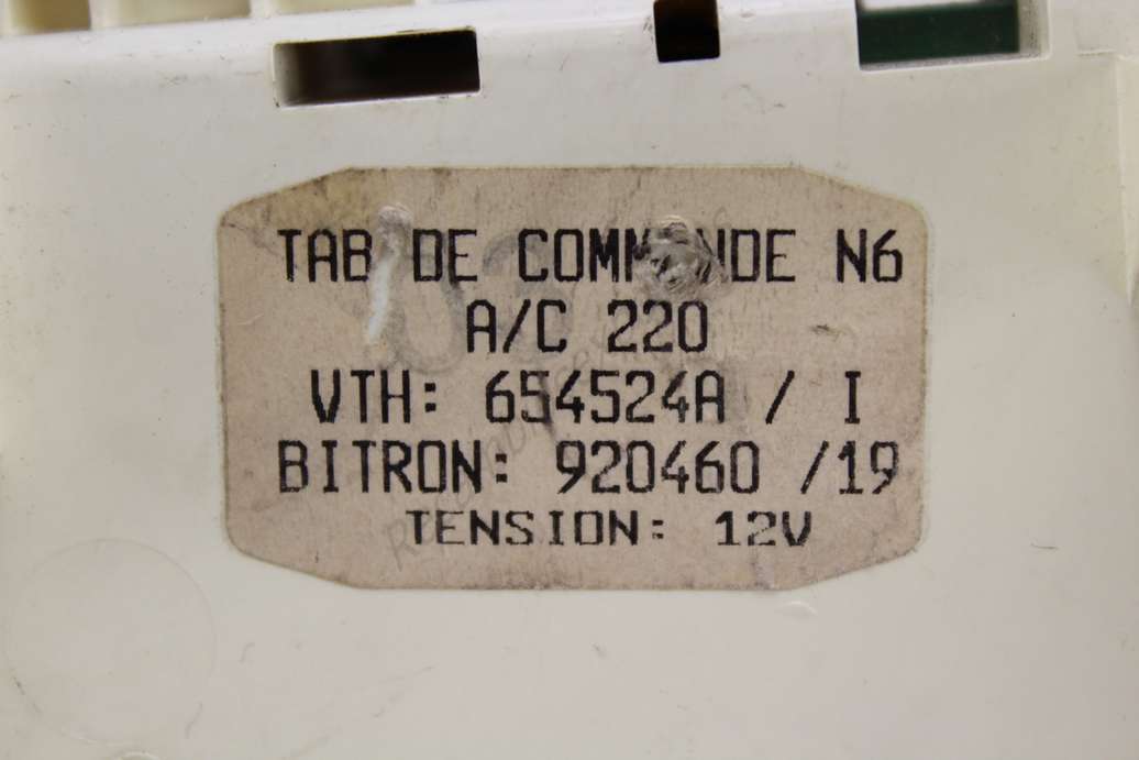 Mando climatizador Citroen Xsara 654524A Bitron 920460 92046019 92046019 - foto 2