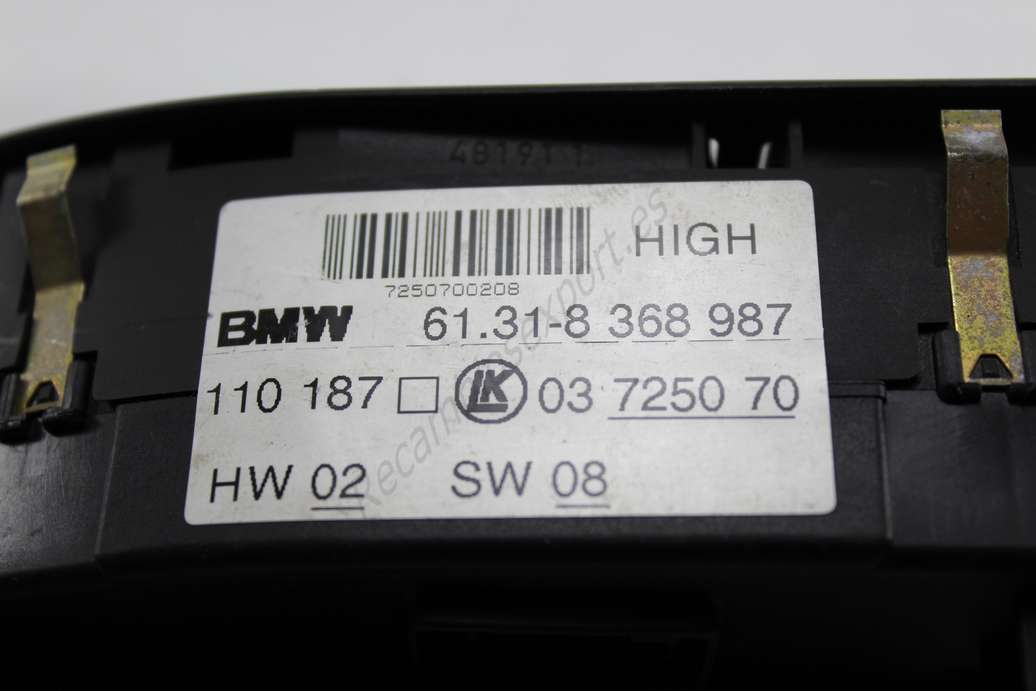 Mando elevalunas BMW 61318368987 61 31 8 368 987 3725070 - foto 2