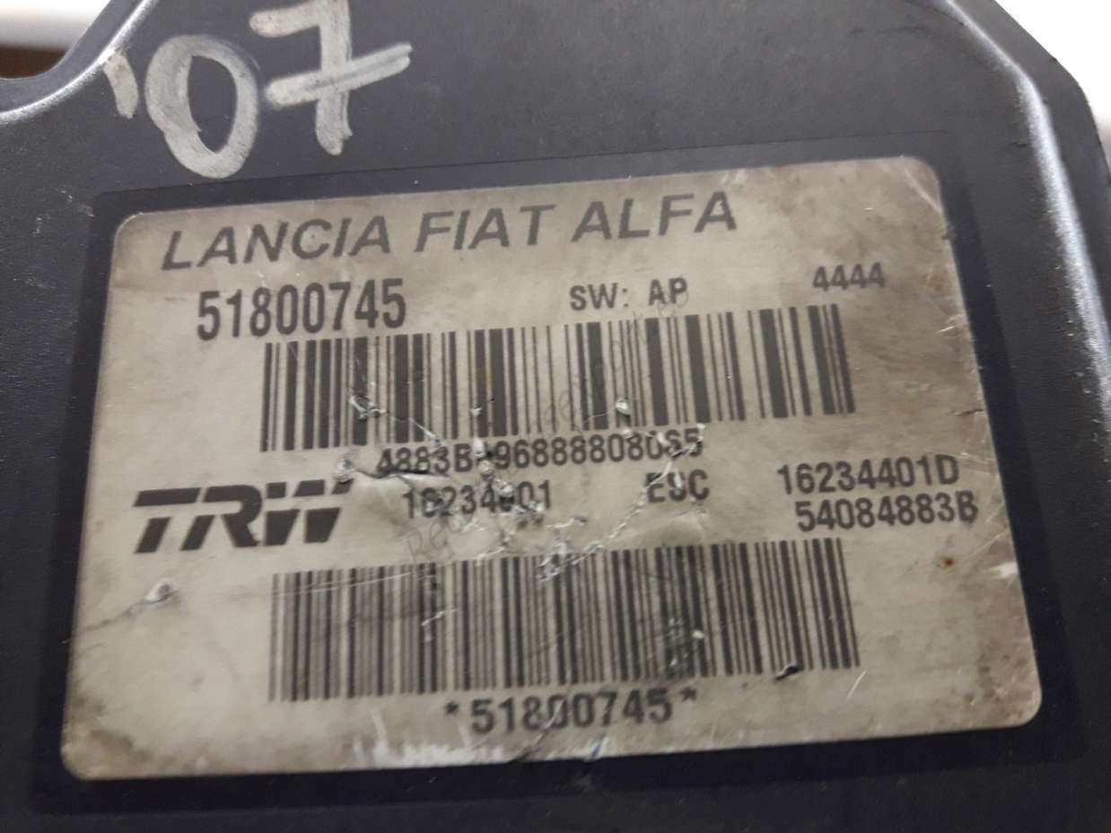 Modulo ABS Lancia Fiat Alfa Romeo 51800745 16234401D 54084883B - foto 2