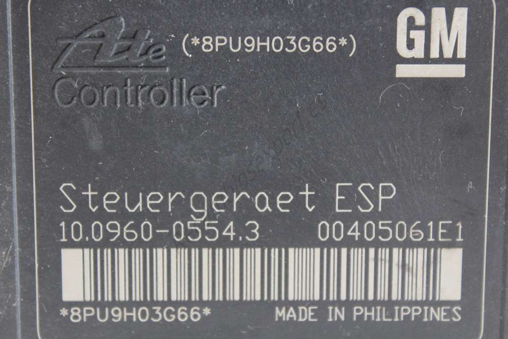 Modulo ABS Opel Astra H 13246535 13246535DE 13246535BL 00405061E1 Ate 10096005543 10. 0960-0554. 3 10020602904 10. 0206-0290. 4 - foto 2
