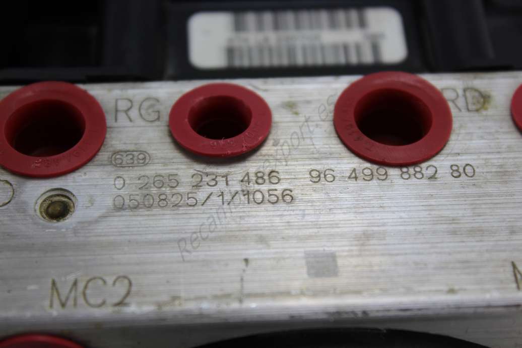 Modulo ABS Peugeot 307 Citroen C4 9649988280 96 499 882 80 9659457180 96 594 571 80 BOSCH 0265231486 0 265 231 486 - foto 4