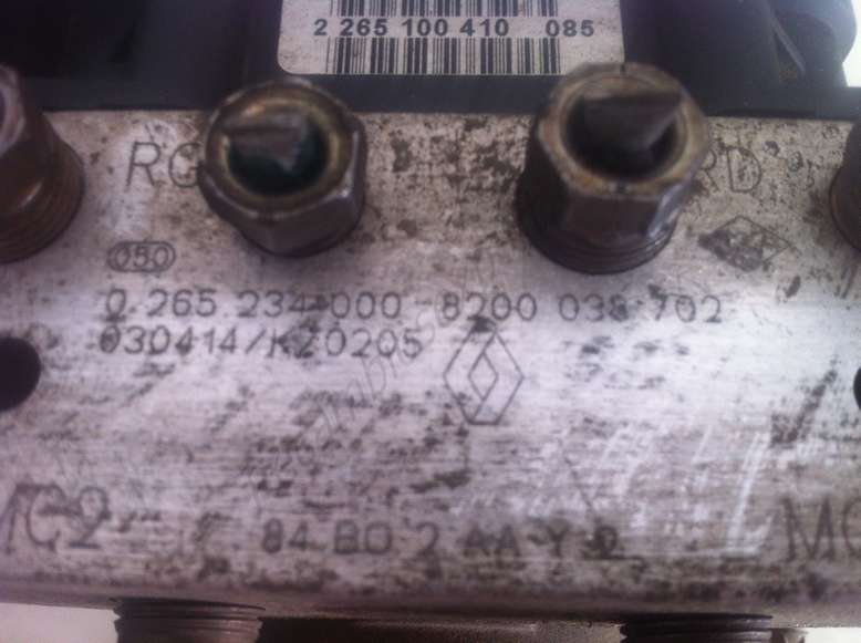 Modulo ABS Renault Megane Laguna Scenic 8200038702 BOSCH 0265234000 0 265 234 000 0265950335 0 265 950 335 - foto 3