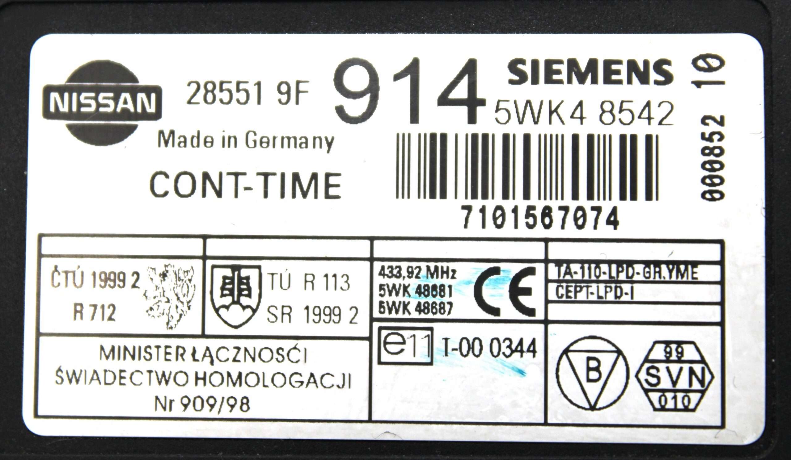 Módulo Control Nissan - foto 2