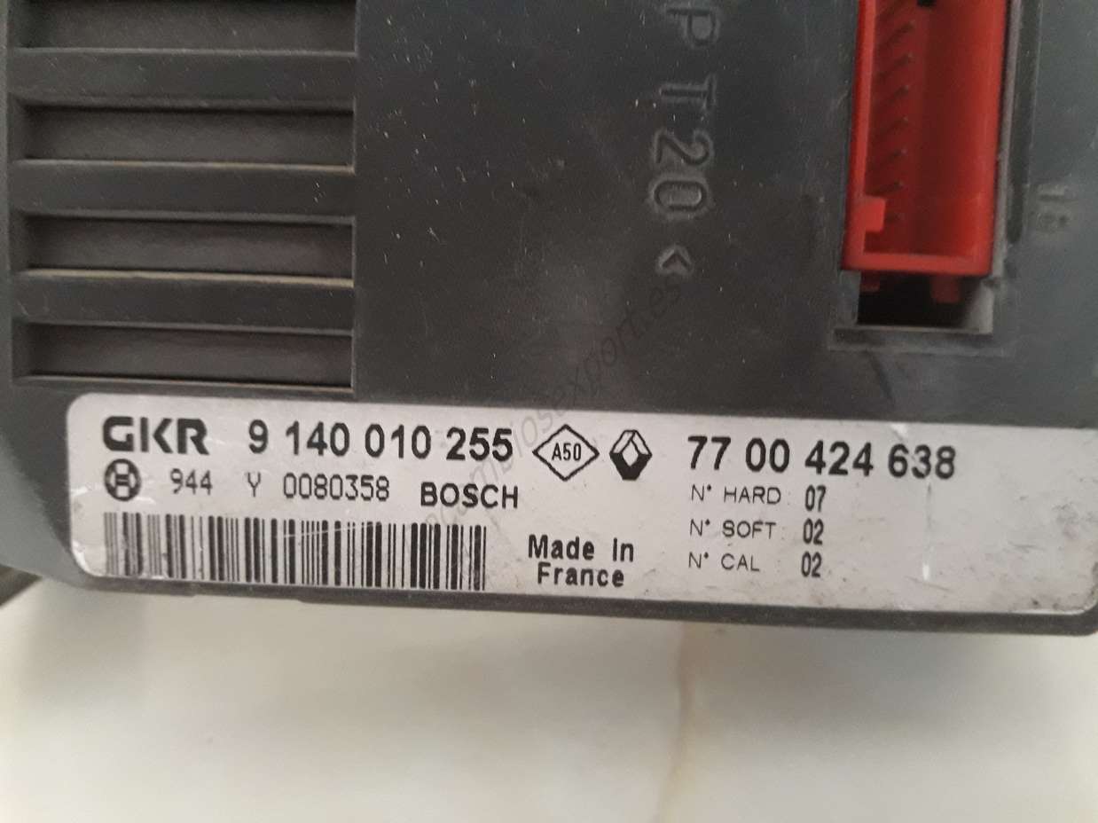 Modulo de clima Renault Clio 7700424638 77 00 424 638 9140010255 9 140 010 255 - foto 2
