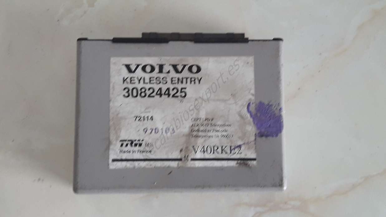 Modulo receptor llave volvo v40 s40 30824425 keyless - foto 1