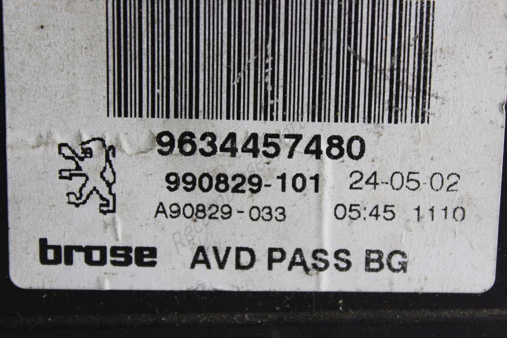Motor de elevalunas Peugeot 307 9634457480 130821766 130 821 766 Bosch - foto 3