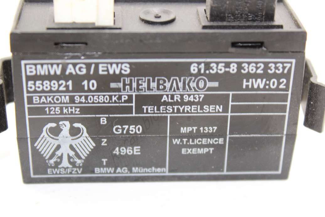 Módulo de transceptor sistema de alerta temprana BMW AG EWS E39 61358362337 61. 35-8 362 337 55892110 - foto 2