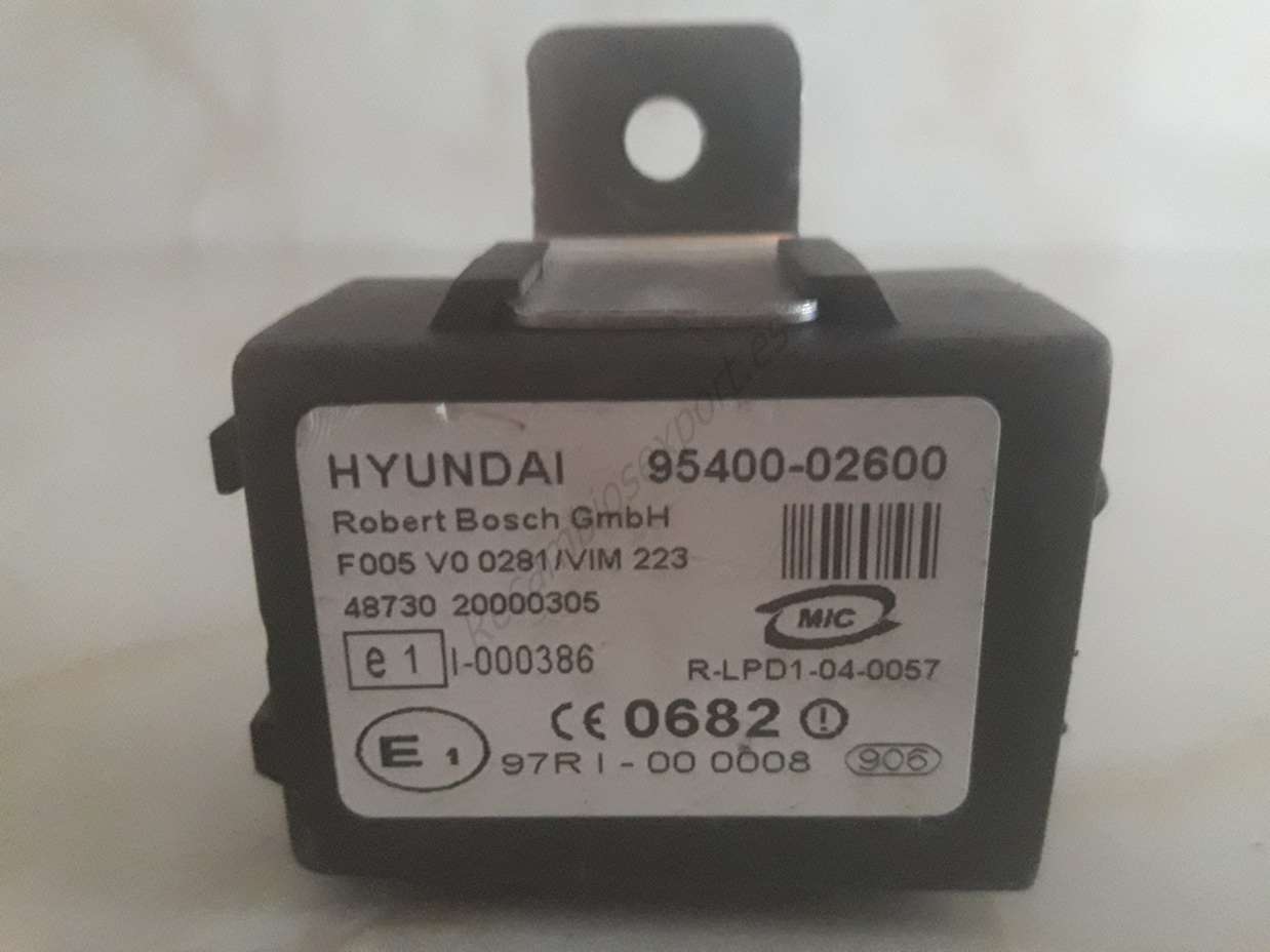 Módulo inmovilizador Hyundai Atos 95400-02600 9540002600 F005V0281 F005 V0 0281 - foto 1