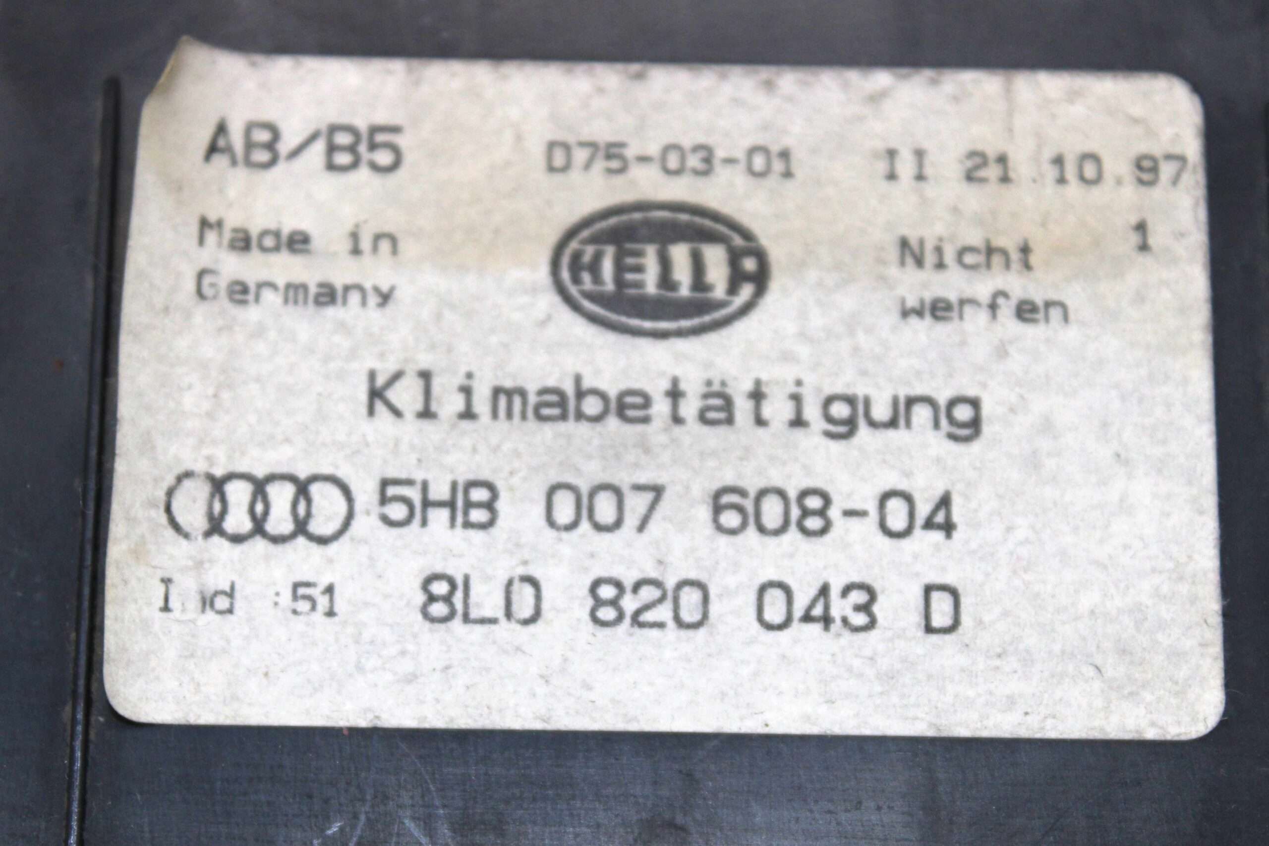 Panel de Clima Audi A4 A3 - foto 3