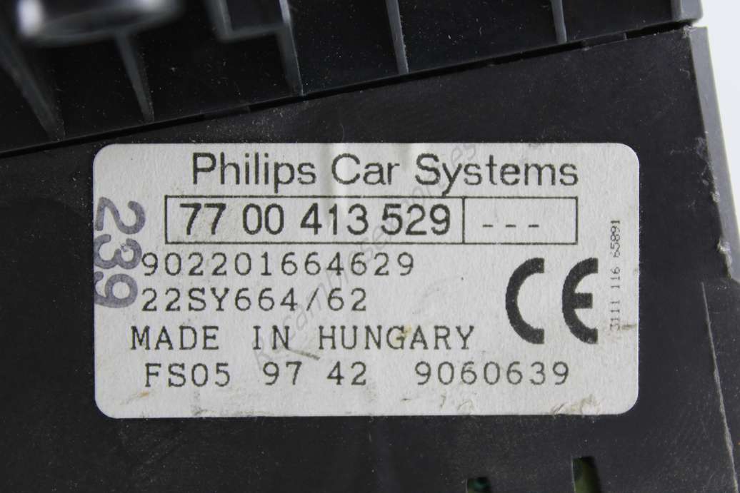 Pantalla de reloj Renault Megane Scenic 7700413529 77 00 413 529 22SY66462 22SY664/62 22SY664 62 - foto 2