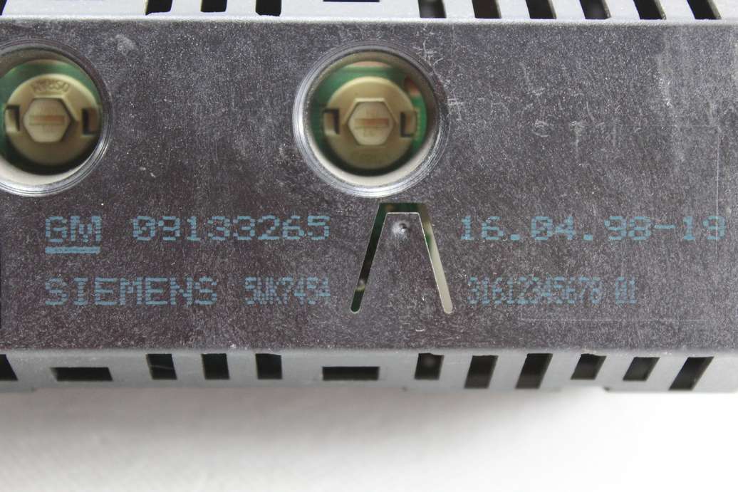 Pantalla del reloj digital Opel Astra G Zafira 09133265 Siemens 5WK7454 - foto 2
