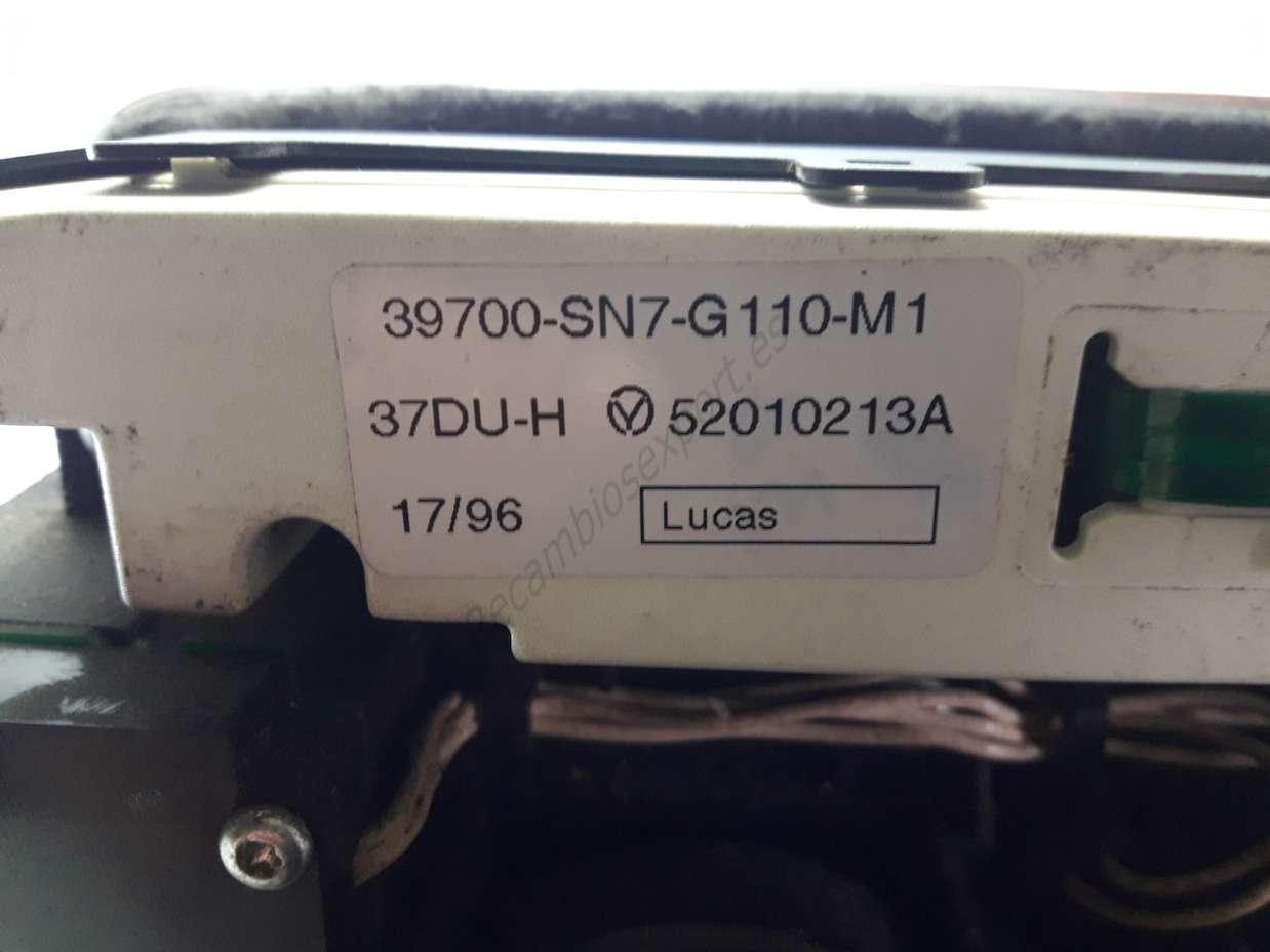Pantalla del salpicadero Honda Accord 39700-SN7-G110-M1 LUCAS 39700SN7G110M1 37DU-H 52010213A - foto 2