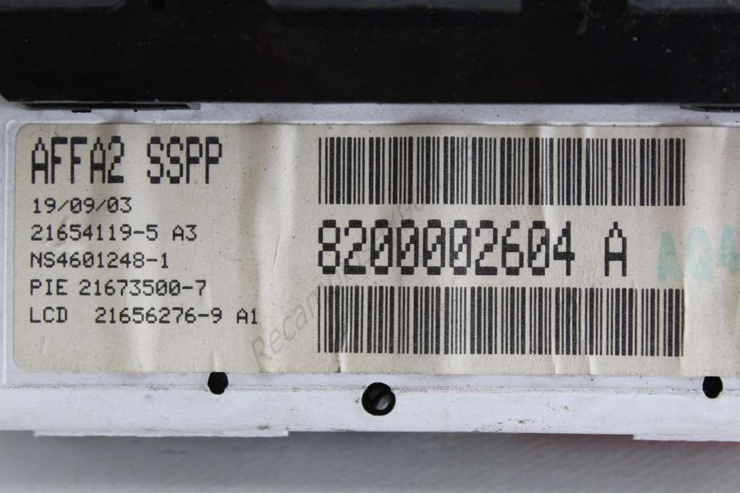 Pantalla del salpicadero Renault Laguna 2 8200002604 A 8200002604A 21654119 5 A3 216541195A3 - foto 2