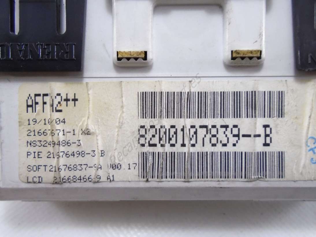 Pantalla multifuncion Renault Megane 8200107839B 8200107839--B - foto 2