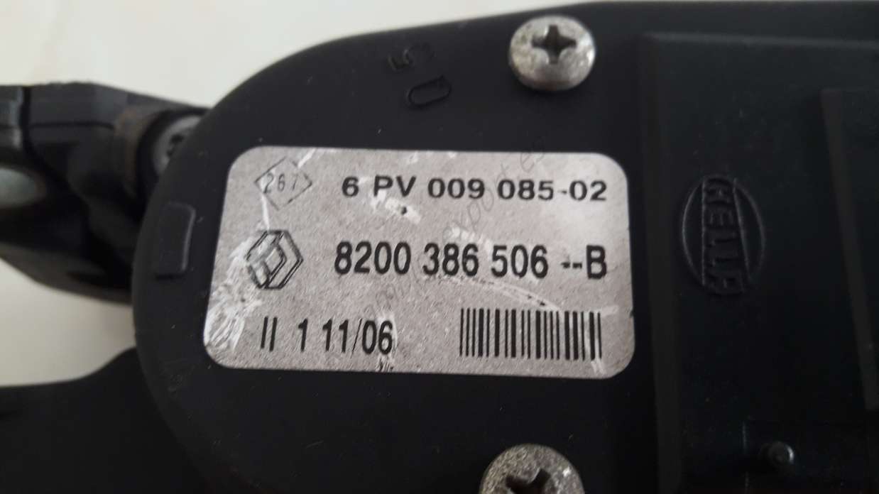 Pedal Acelerador Potenciometro Dacia Logan 8200386506B 8200386506--B - foto 2